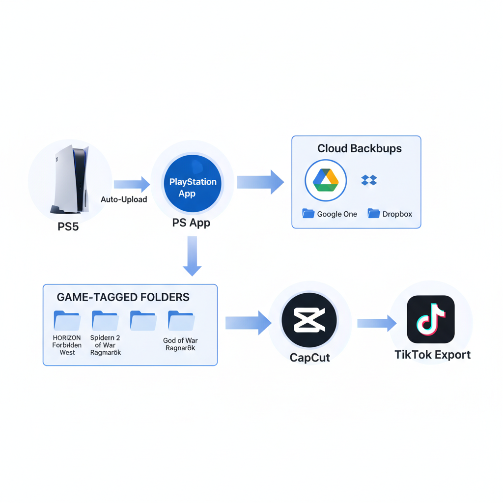 From Console to TikTok: A Creator’s Guide to Cloud‑Syncing PS5 Clips Straight to Your Phone