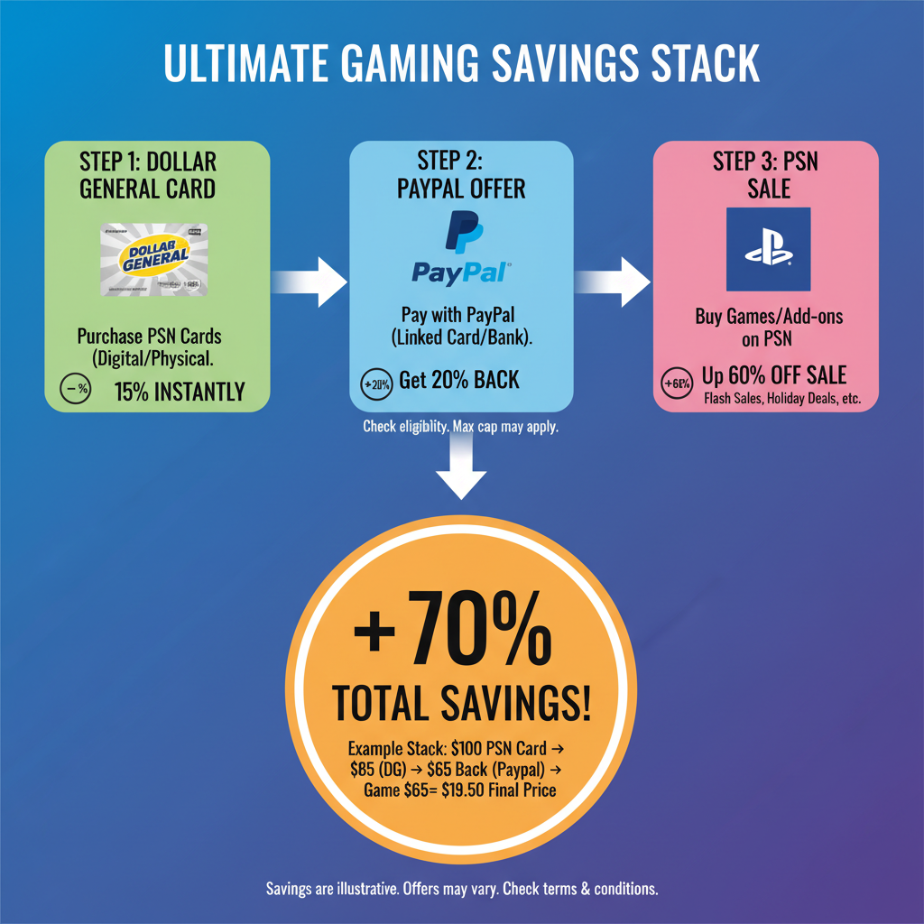 Stacking Savings: How To Combine Cheap PlayStation Store Gift Cards With PSN Sales & PS Plus Discounts